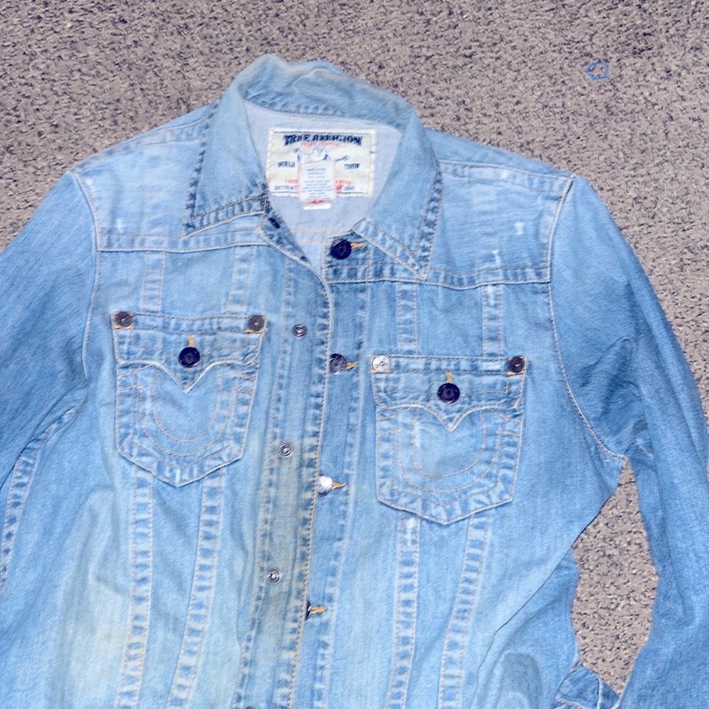 True religion leather jacket only 125$ for sale